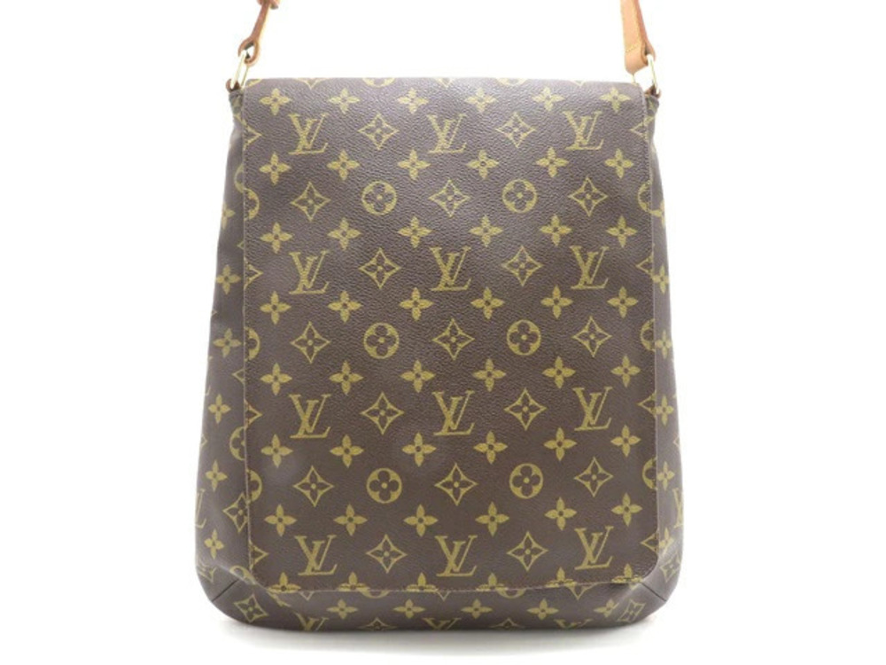 LOUIS VUITTON Musette Monogram Bag Shoulder Canvas Brown